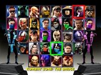 une photo d'Ã©cran de Mortal Kombat Trilogy sur Sega Saturn